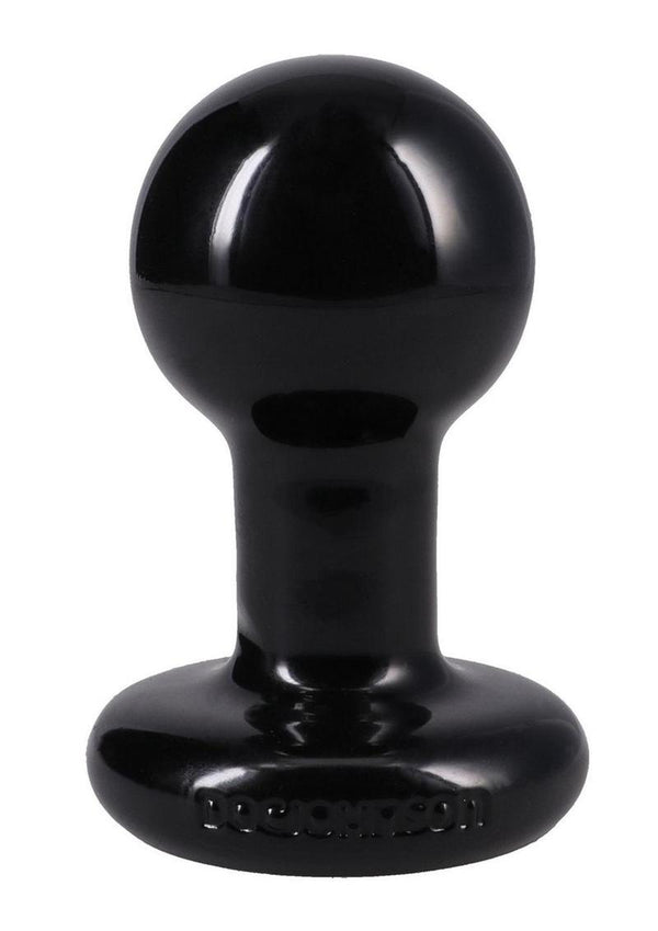 Doc Johnson Round Butt Plug - Black - Small