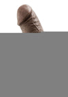 Dr. Skin Glide Self Lubricating Dildo - Chocolate - 8in