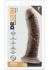 Dr. Skin Dildo - Chocolate - 8in