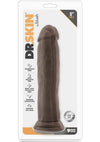 Dr. Skin Dildo - Chocolate - 9.5in