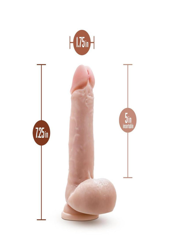 Dr. Skin Dr. Paul Dildo with Balls and Suction Cup