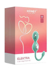 Elektra App Control E-Stim Kegel Training - Aqua/Silver - 5 Piece/Set