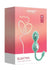 Elektra App Control E-Stim Kegel Training - Aqua/Silver - 5 Piece/Set