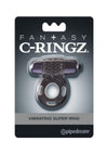 Fantasy C-Ringz Vibrating Super Cock Ring with Bullet - Black
