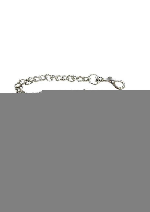 Fetish Play Lead Collar Vegan Leather - Red