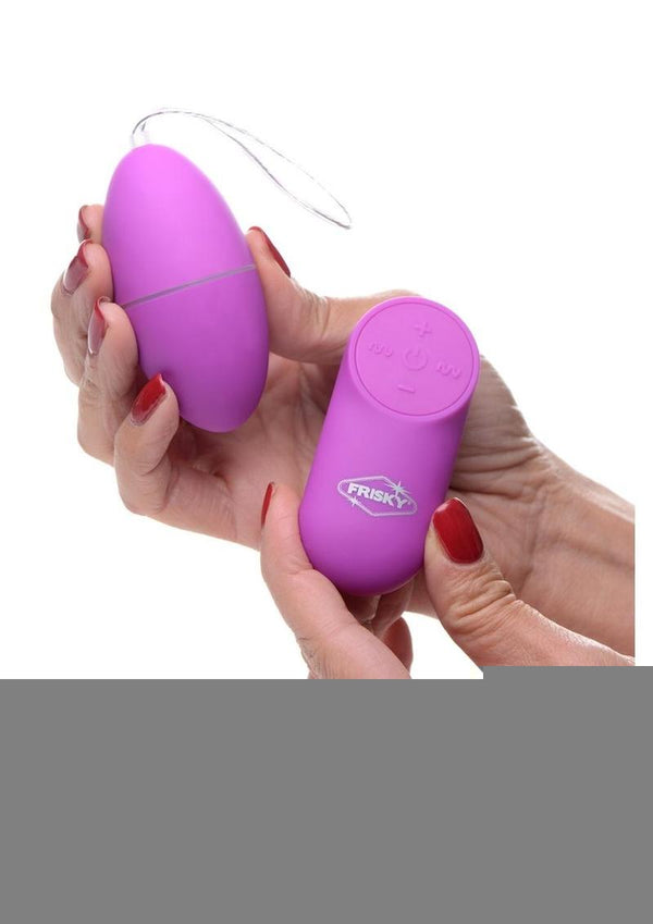 Frisky Scrambler 28x Rechargeable Vibrating Egg with Remote Control