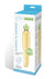 Glas Bunny's Secret Glass Dildo - Green/Yellow - 7.25in