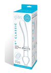 Glas Classic Curved Dual-Ended Dildo - Clear - 9in