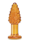 Glas Cornstar 4 Glass Butt Plug - Orange