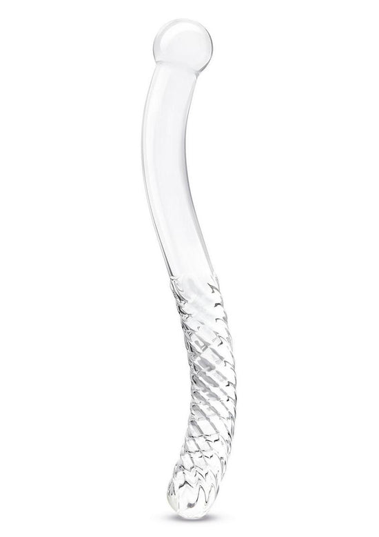 Glas Pelvic Glass Wand Double Ended - Clear - 11in