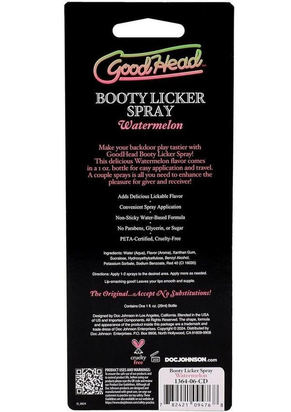Goodhead Booty Licker Spray - Watermeon