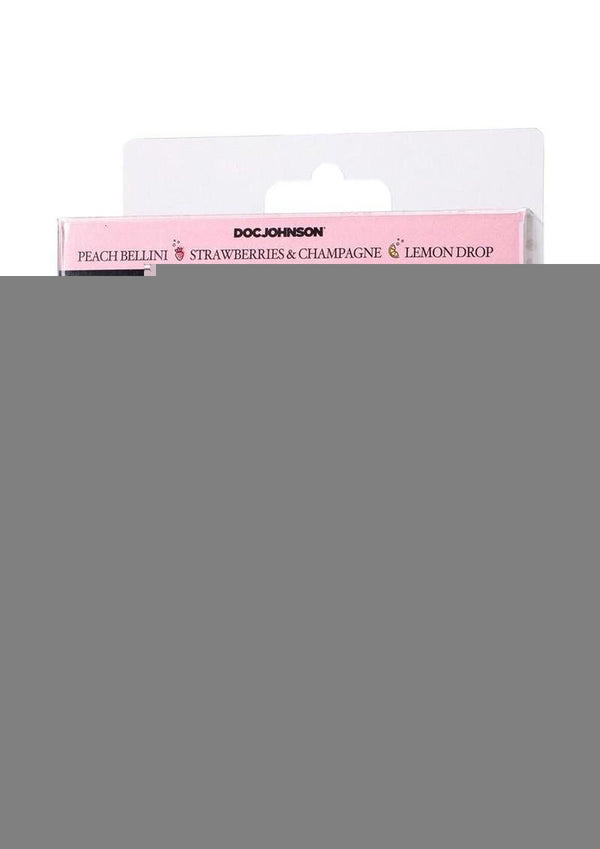 Goodhead Cocktail Delights (3 Pack) 2 Oz.- Peach Bellini, Strawberries and Champagne, Lemon Drop