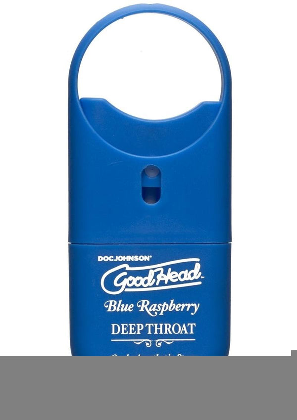Goodhead Deep Throat To-Go Oral Anesthetic Spray Blue Raspberry