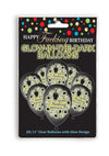 Happy F'ing Birthday Glow In The Dark Ballons - Glow In The Dark - 8 Per Pack