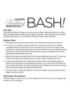 Happy F'n Birthday Bash Drinking Game