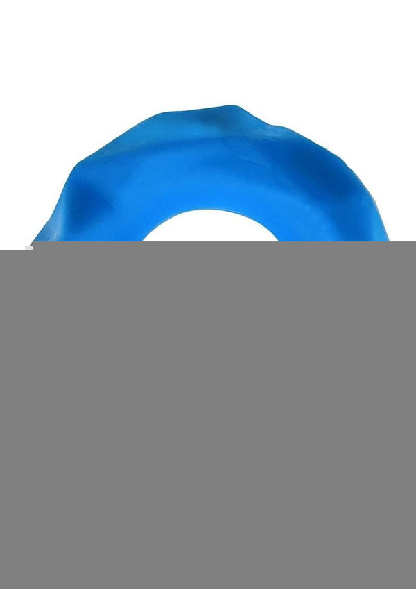 Hunkyjunk Fractal Tactile Cockring - Teal/Teal Ice