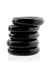 Hunkyjunk Jacker 5 Stack Super-Strong Cockrings - Black - 5 Pack