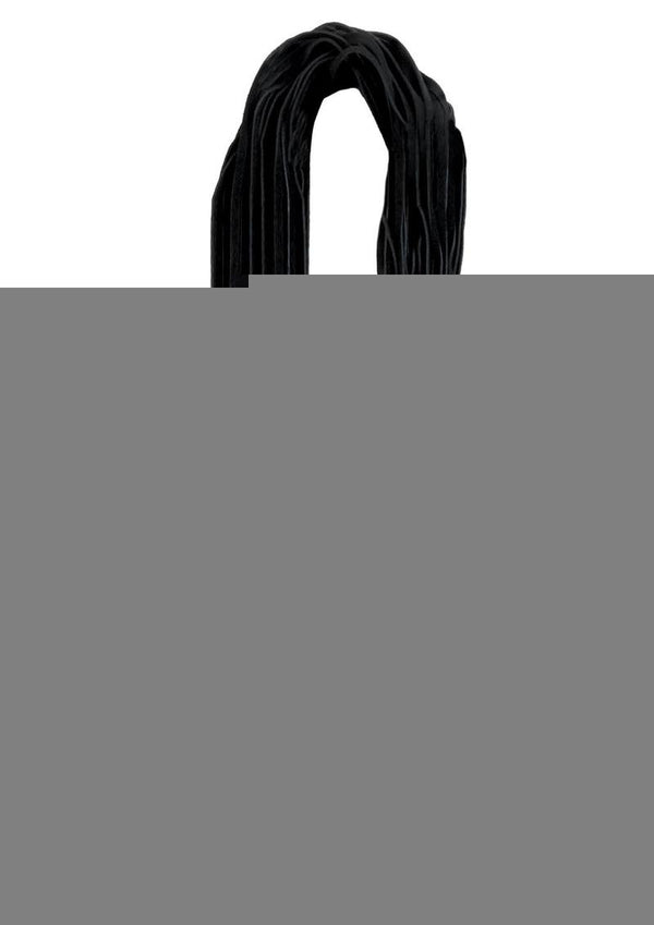 Icicles No. 38 Textured Glass Dildo with Flogger