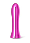 Inya Shimmer Rechargeable Steel Vibrator - Metal/Pink