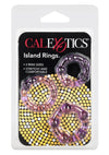 Island Rings Cock Rings - Purple - 3 Piece Set