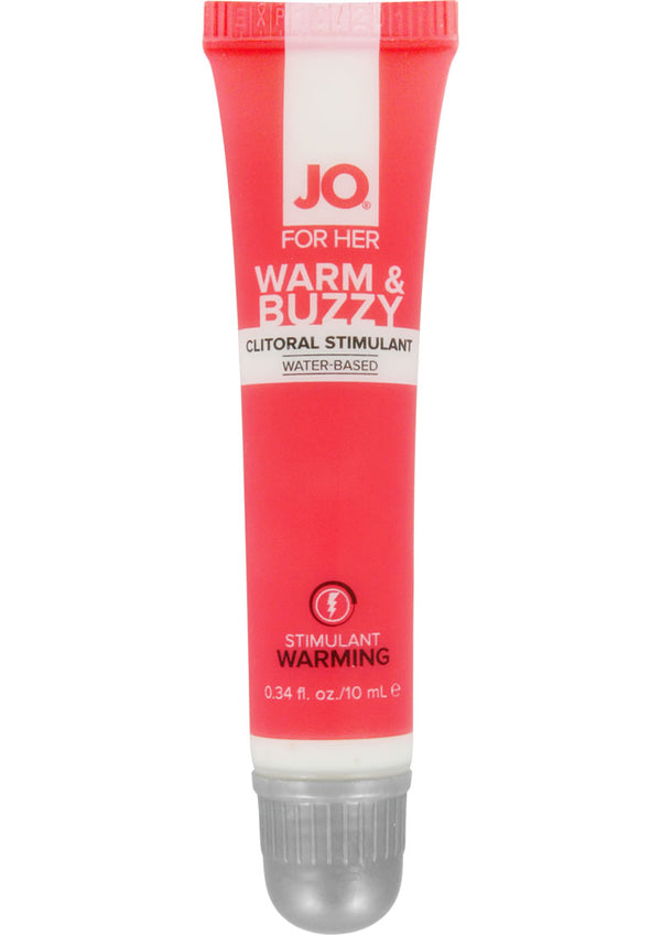 JO Warm and Buzzy Water Based Warming Clitoral Stimulant Cream - .34oz