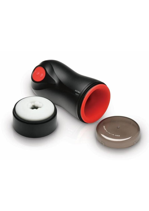 Jock Gyroblast Gyrating, Sucking and Vibrating Rechargeable Masturbator