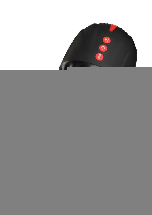 Jock Sucking and Vibrating Rechargeable Masturbator