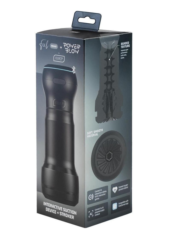 Kiiroo Powerblow and Pocket Stroker Combo - Black