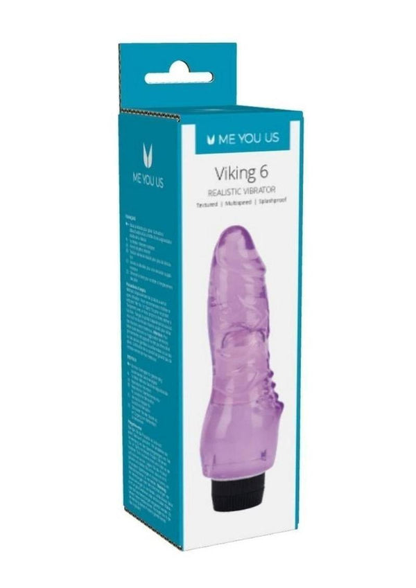 Kinx Viking 6 Realistic Vibrator - Purple