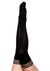 Kixies Danalynn Opaque Ribbed Thigh Highs - Size D - Black - XLarge