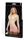 Lapdance Lingerie Pink Dusk Long Sleeve Minidress - Os