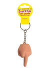Last Fuck Squishy Middle Finger Key Chain