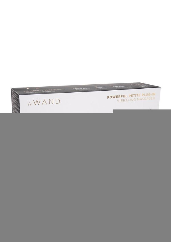Le Wand Powerful Petite Plug-In Massager - Black