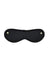 Leather Blindfold with Gold Accessories - Black/Gold