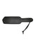 Leather Paddle with Gold Accessories - Black/Gold