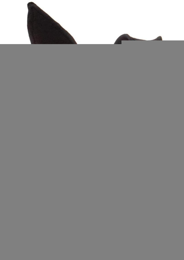 Leg Avenue Bendable Velvet Bunny Ears - Black - One Size
