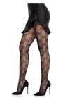 Leg Avenue Bow Net Tights - Black - One Size