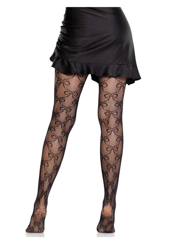 Leg Avenue Bow Net Tights