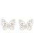Leg Avenue Chrysallis Adhesive Glow In The Dark Nipple Jewels Sticker - Clear/Glow In The Dark - One Size
