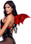 Leg Avenue Iridescent Vinyl Devil Wing Body Harness