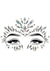 Leg Avenue Iris Face Jewels Sticker - Clear