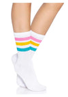Leg Avenue Pride Crew Socks Pansexual - Multicolor - One Size