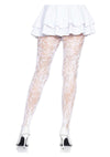 Leg Avenue Seamless Chantilly Floral Lace Tights