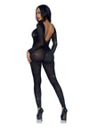 Leg Avenue Sheer Rhinestone Catsuit