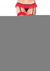 Leg Stocking Sheer Stocking - Red - One Size