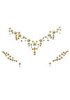 Leg Avenue Star Sign Face Jewels Sticker - Gold