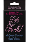 Let's F*ck! Sex Position Card Game