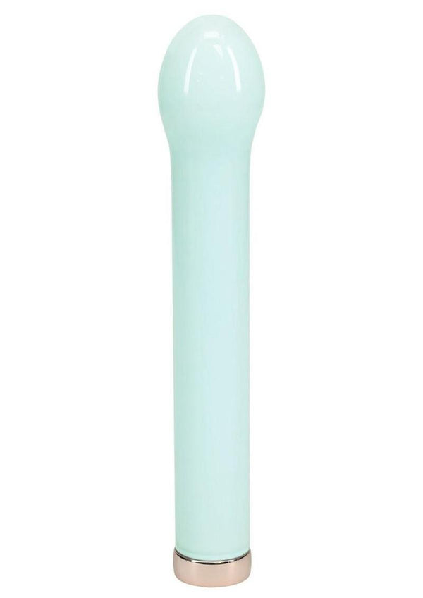 Loveline Celestia 10 Function Rechargeable Glass Bulb Tip Vibrator - Green - 6.3in