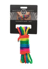 Master Series Bondage Rope - Multicolor/Rainbow - 16ft