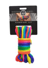 Master Series Bondage Rope - Multicolor/Rainbow - 32ft